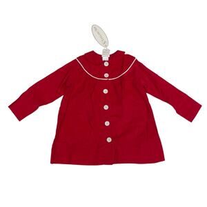 NWT Lullaby Set Size 6 Red Collette Coat